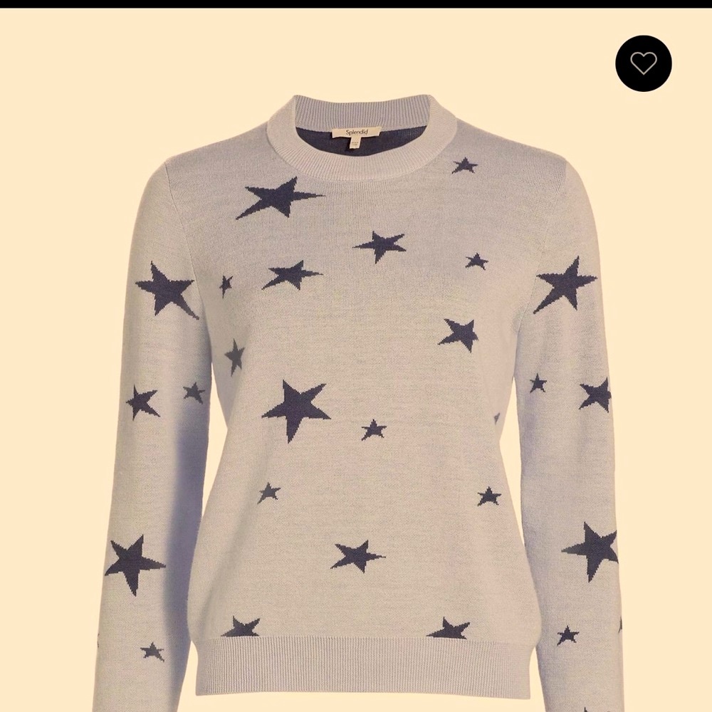 Splendid viscose crew neck sweater